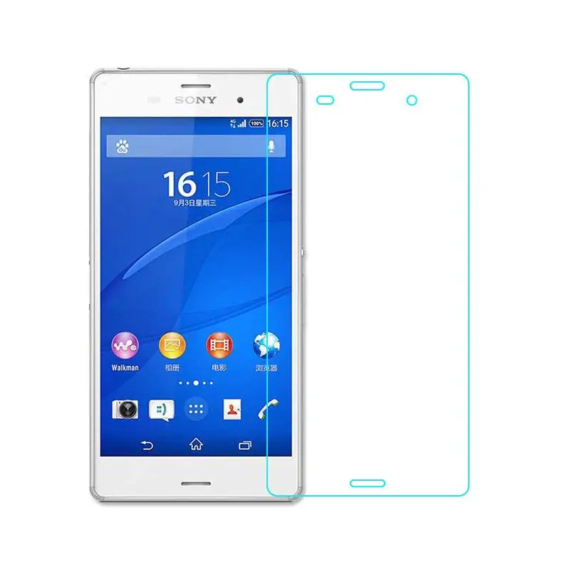 2 шт./лот с уровнем твердости 9H 0,3 мм 2.5D закаленное Стекло для Sony Xperia Z3 Compact Z1 Z2 Z4 Z5 премиум-класса с защитой от взрыва Экран протектор