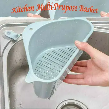 

New Fashion Triangular Sink Drain Shelf Drain Rack Multifunctional Storage Holders Sucker