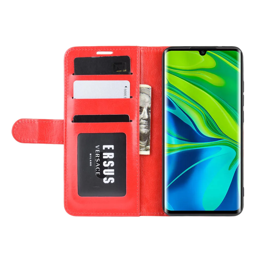 Для Xiaomi Mi Note 10 Чехол-кошелек с подставкой из искусственной кожи чехол для Xiaomi Mi Note 10 Coque Funda Capa флип-чехол для телефона силиконовый чехол для задней панели s