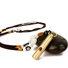 Fengshuige, свисток для выживания на открытом воздухе, тонкий Медный свисток для выживания детей, металлический свисток для тренировки высоких частот, для выживания в пустыне, открытой местности