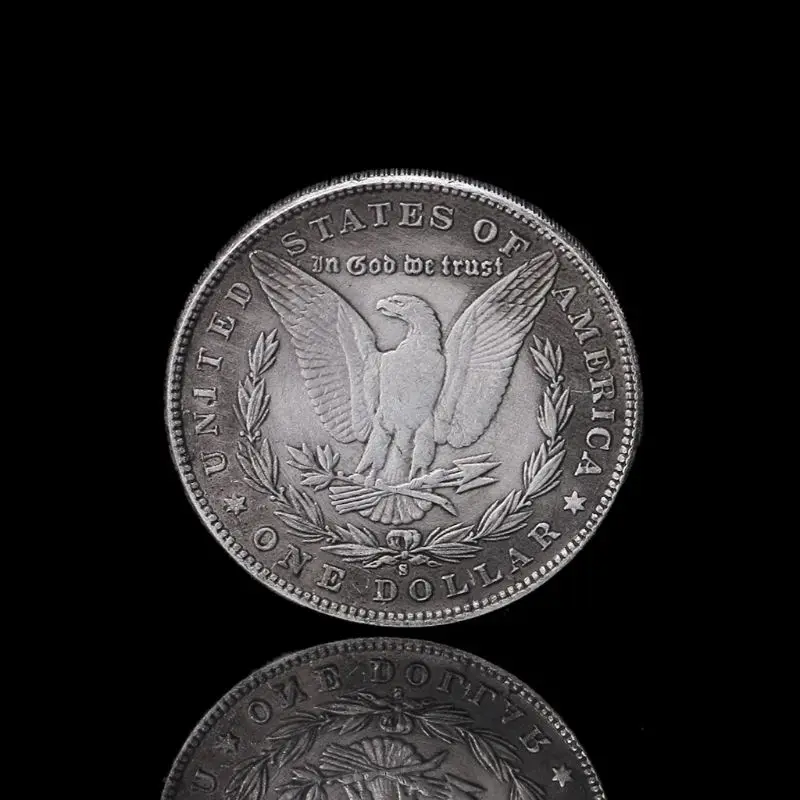 Новинка 1888 стальной реквизит для фокусов с изображением Моргана и доллара