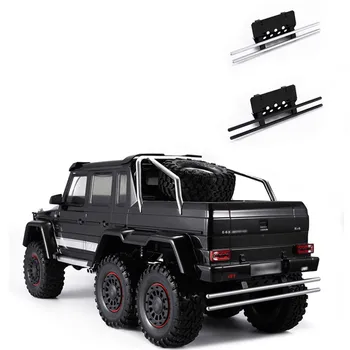 

For 1/10 1/8 TRX6 TRX4 Benz G500 G63 Upgrade Parts Metal Rear Bumper Bar Chassis Guard
