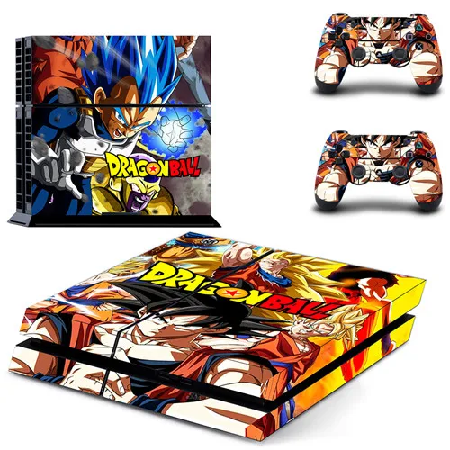 QPTM0048 Dragon Ball Z Супер полное покрытие лицевые панели наклейка для PS4 Наклейка для playstation 4 консоль и контроллеры наклейка для PS4 виниловая наклейка - Цвет: QPTM0048