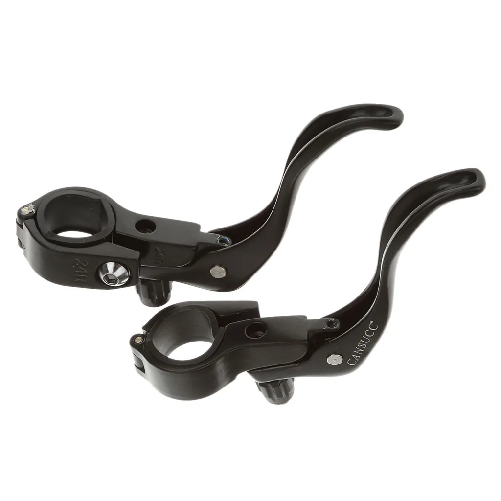 Fixed Gear Bike Cycling Brake Levers Brake Handle Fit 22.2mm / 24mm Black
