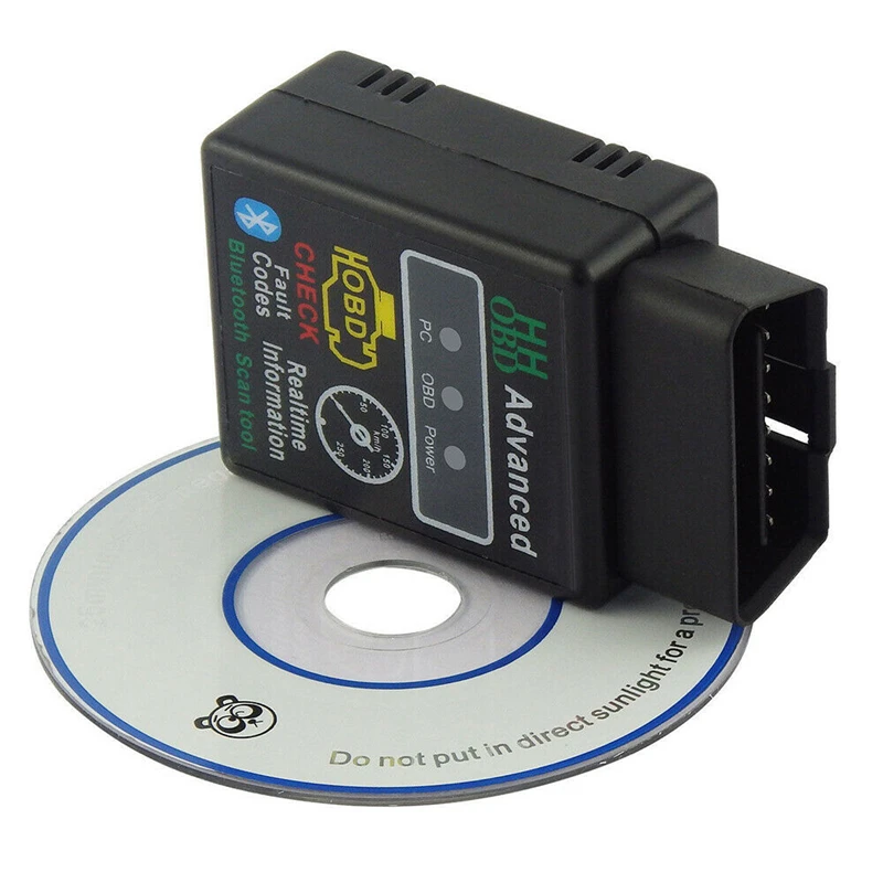 V2.1 ELM327 HH OBD2 OBDII бензиновый авто Bluetooth Android Torque/PC диагностический инструмент для сканирования Интерфейс автомобильные аксессуары сканер