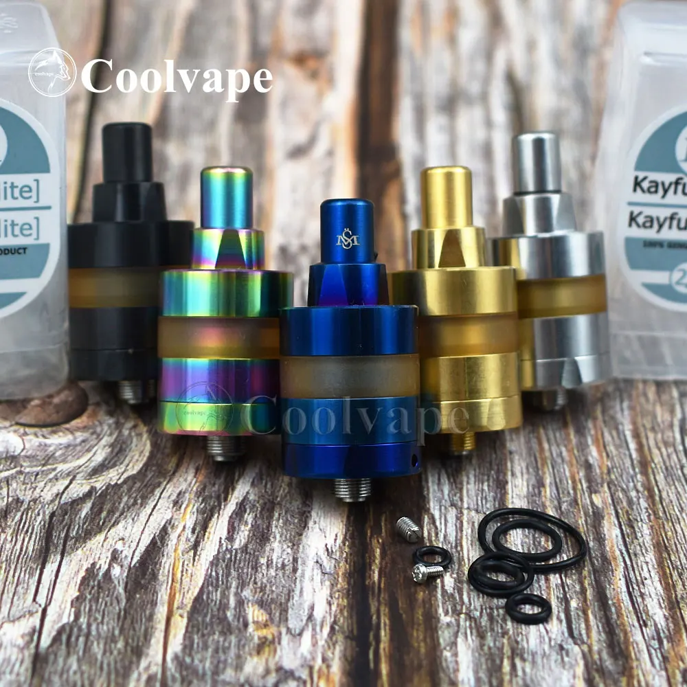 Регулируемый перестраиваемый атомайзер coolvape Kayfun Lite 2019 rta 316ss Pei 22 мм DIY vs prime Nite DLC RTA