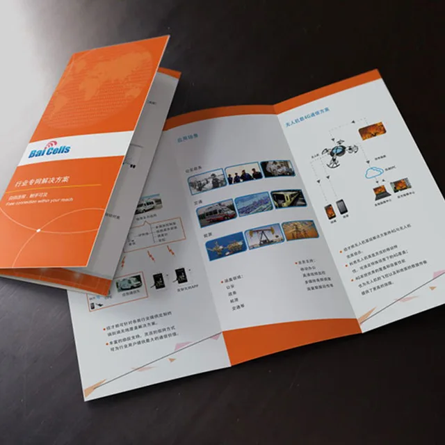 Cheap Custom logo paper booklets full color two sides printed 500pcs size 15*3.75inch with 500 personalized logo 8*8*8cm window box