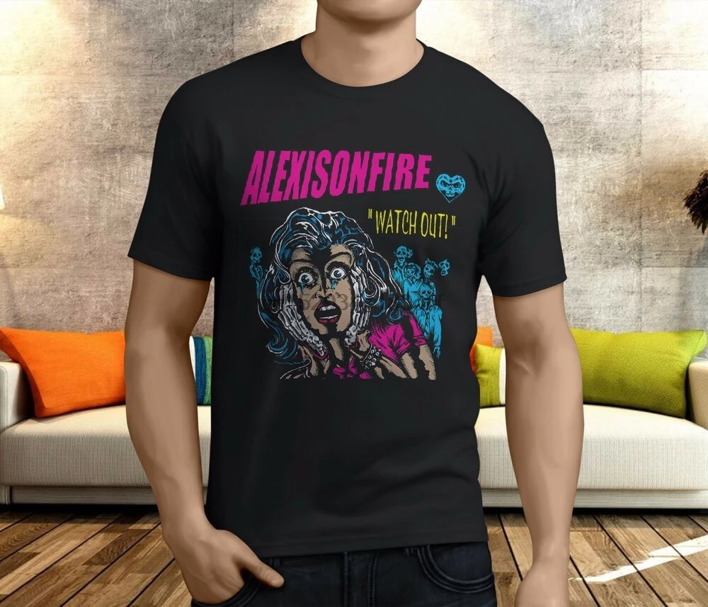 Rock Band Mens Black T Shirt Size S 3XL 