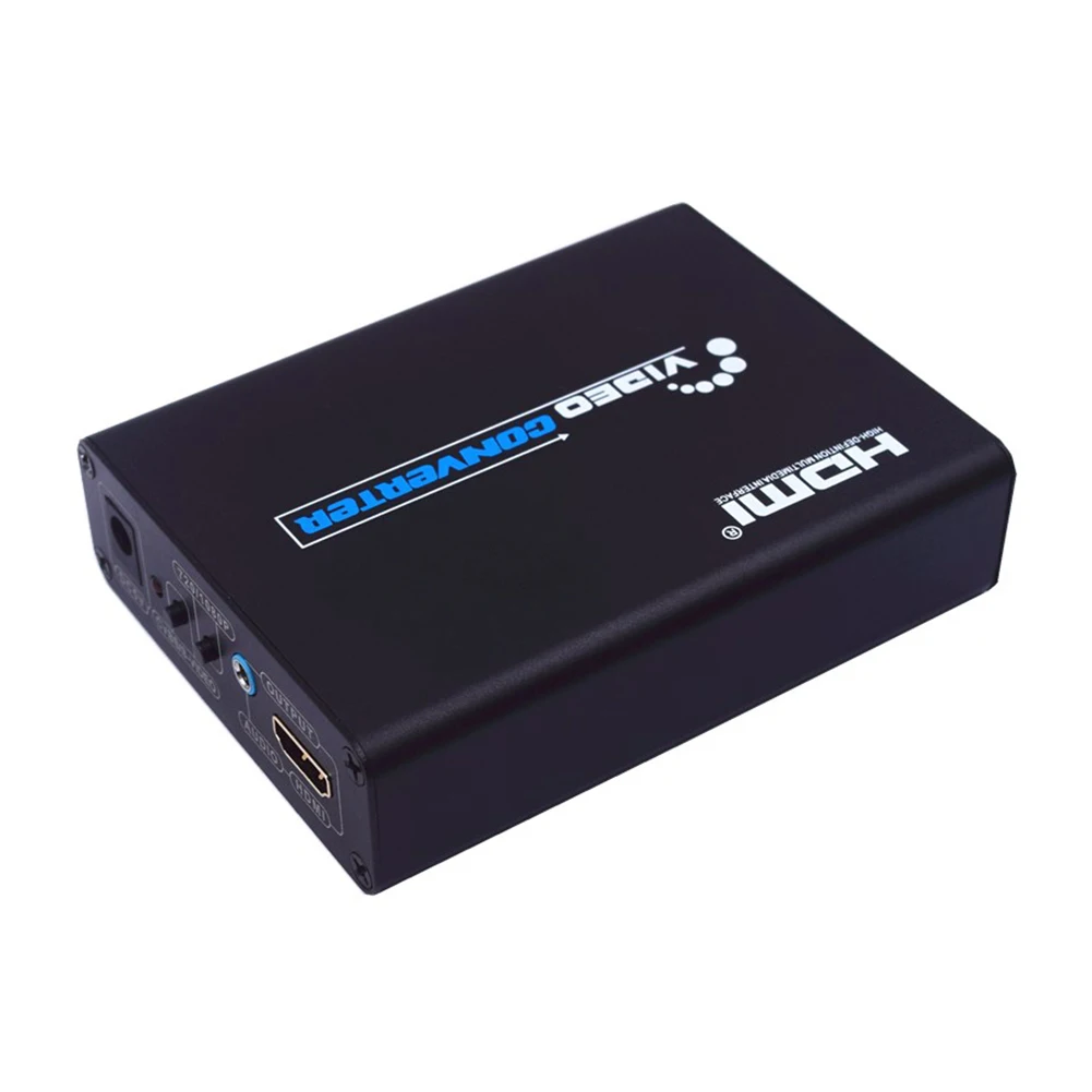 HDMI в композитный 3RCA AV S-Video R/L аудио видео конвертер адаптер DAC поддержка 720 P/1080 P+ RCA/S-Video кабель Xbox конвертер