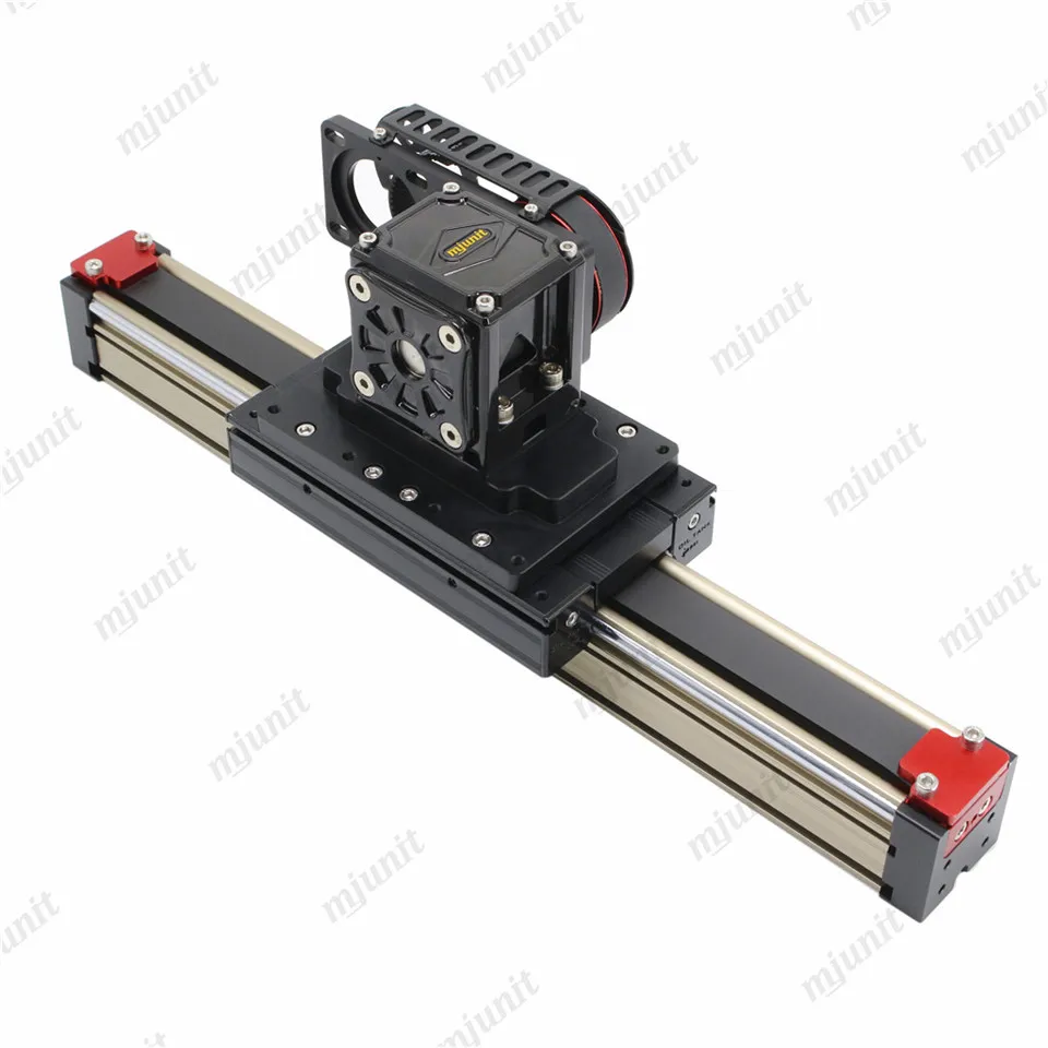 

mjunit synchronous belt linear guide rail cross slide module XZ heavy-load weight stacking gantry truss manipulator loading and