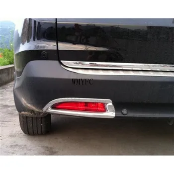 

ABS Chrome Car detector cover trim back tail rear fog light lamp frame parts 2pcs For Honda CRV CR-V 2012 2013 2014