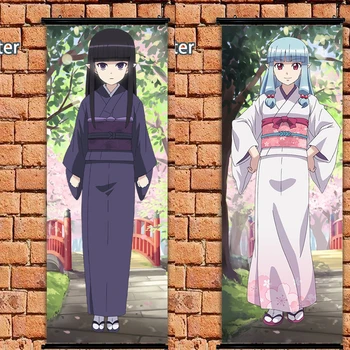 

Anime Poster Tsugu Tsugumomo Kiriha Kikuri Wall Scroll Painting Art Prints Home Room Decoration Long 105*40