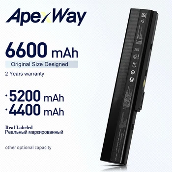 

ApexWay battery for ASUS A31-K42 A32-K42 A52F A52J A52JB A52JK A52JR K42 K42JB K42JK K42JR K42JV K52 K52J K52JB K52JC K52JE