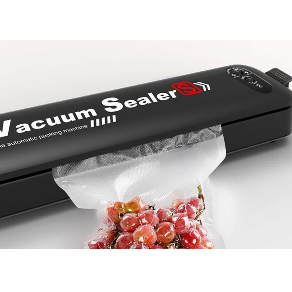 Vacuum Sealer Automatic Food Vacuum Air Sealing System For Commercial Household Packaging Food Preservation Include 15 Pcs Bags