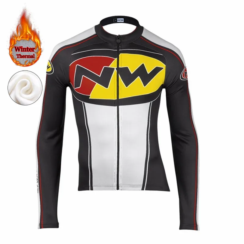 Northwave Зимняя Термальная полярная велосипедная футболка с длинным рукавом, одежда для велоспорта, Мужская одежда для велоспорта, Джерси для велоспорта - Цвет: 14