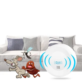 

Timethinker Smart Mosquito Cockroach Rat Killer Insect Repellent Electronic Ultrasonic Pest Repeller Reject Mouse US UK EU Plugs