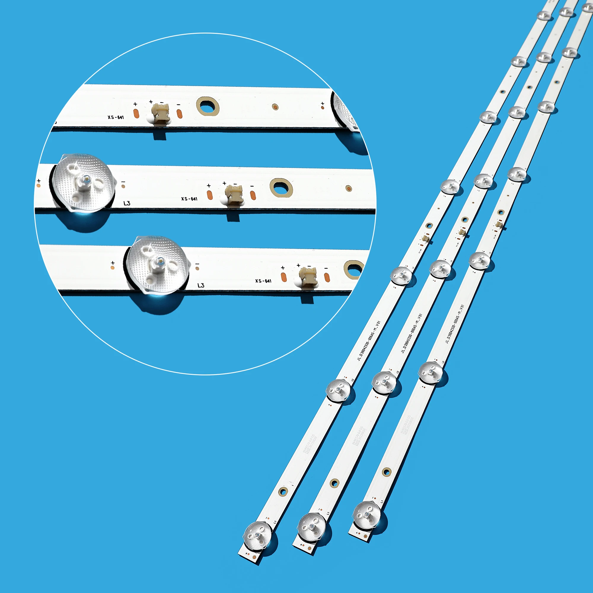 LED Backlight strip 8 Lamp for PIXEL 39"TV LE39Z1 JL.D39042330-006AS-M_V01 3080539Z10DTZ003 MS-L1795 V2 CX390DLEDM H39D7100E led backlight led components