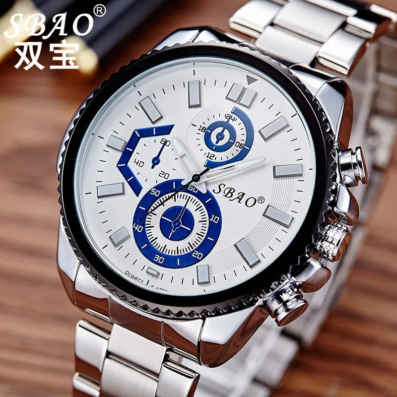 

AliExpress Men Steel Watch Non-Machinery Quartz Watch Waterproof Stainless Steel Men's Watch