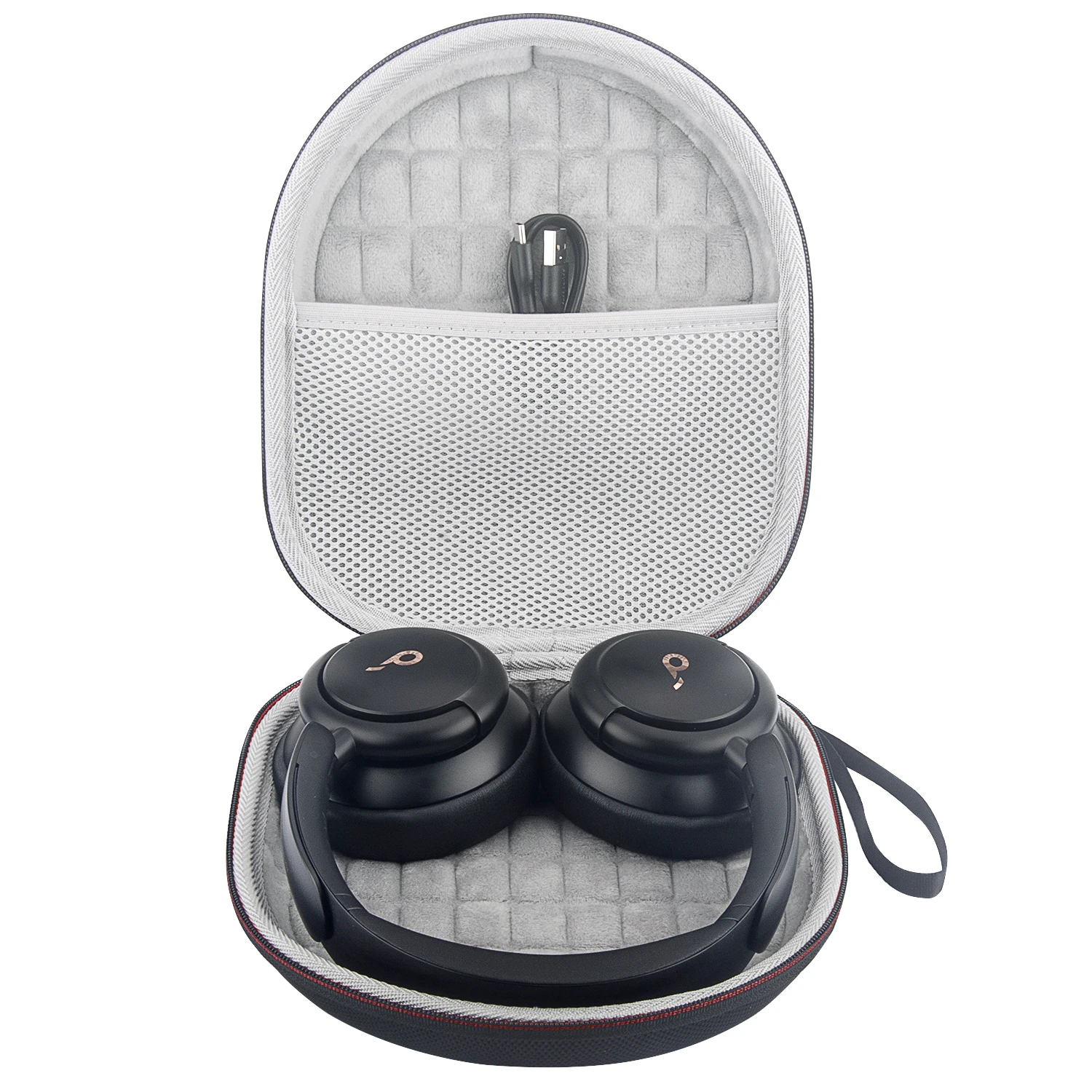 Zoprore-hard Eva Viagem Bolsa de Transporte Estojo de Armazenamento Capa para Anker Soundcore Life Q30 Híbrido Ativo Cancelamento de Ruído Auscultadores - Image 5