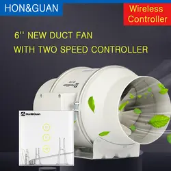 220 В 4 дюймов экстрактор встроенный воздуховод с Humidistat и таймер-вентиляционный для ванной вентилятор с умным контроллером датчика (100 мм)