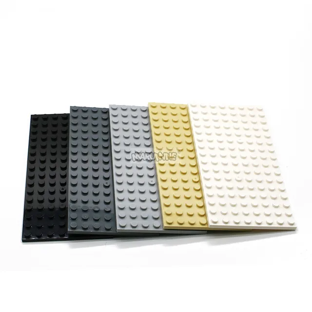MARUMINE 8x16 Dots Base Plate Particles Building Blocks Compatible 92438 MOC Classic Bricks Accessories DIY Toys for Boys Girls 3