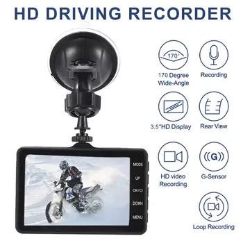 

Full HD 1080P Car DVR G-Sensor Driving Recorder Multi-language 170-degree Driving 1080P DVR With 3.5 Inch Display Recorder DVR
