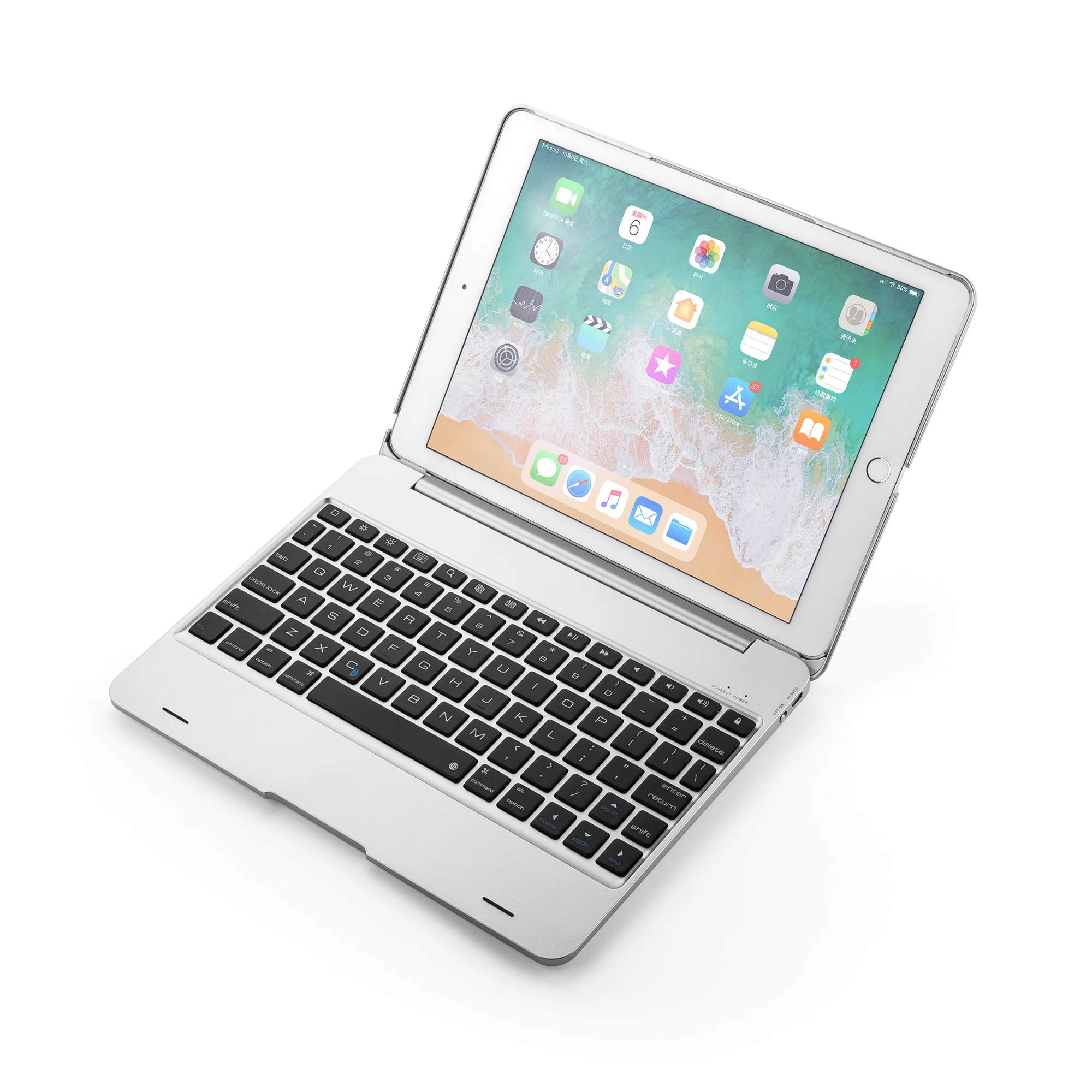com Teclado para Ipad ar ar Ipad Pro 9.7 sem Fio Ipad 2023 2023 Case