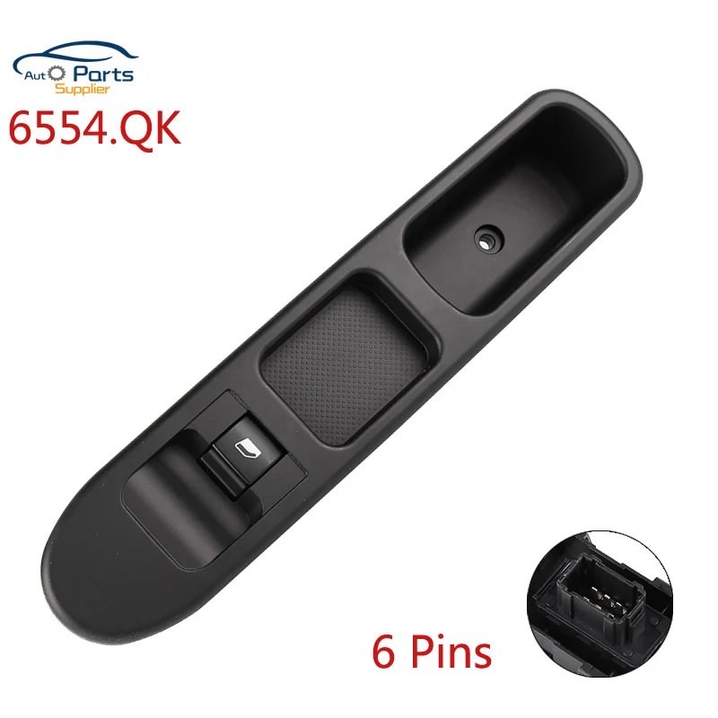 Кнопка переключения регулятора окна для Peugeot Partner Tepee 207 Citroen Berlingo 6554.QK 6554QK 6490.E2 6490E2