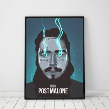 

Post Malone Star poster Canvas Art Print Wall Pictures for Living Room No Frame