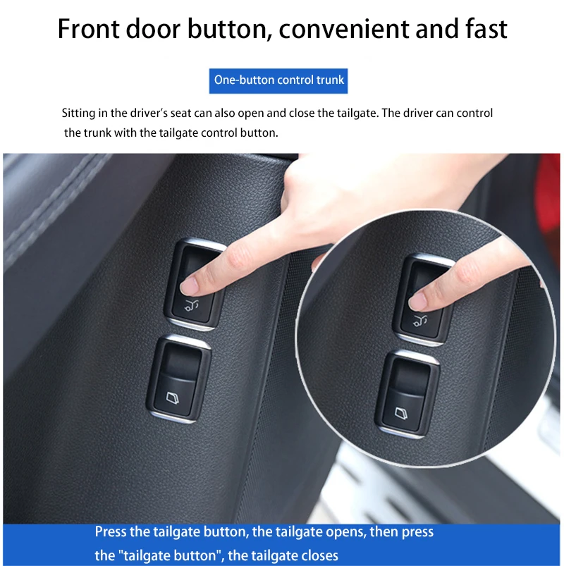 Remote Control Trunk Lid For Volkswagen Tiguan 5N MK2 2016~2019 Car Electric Tail Gate Lift Tailgate  (2)