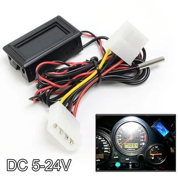 

9-12v 4.8cm*2.8cm*1.7cm Water-proof Accessory Temperature Set Cooler Water Kit Display Meter Car Motorcycle