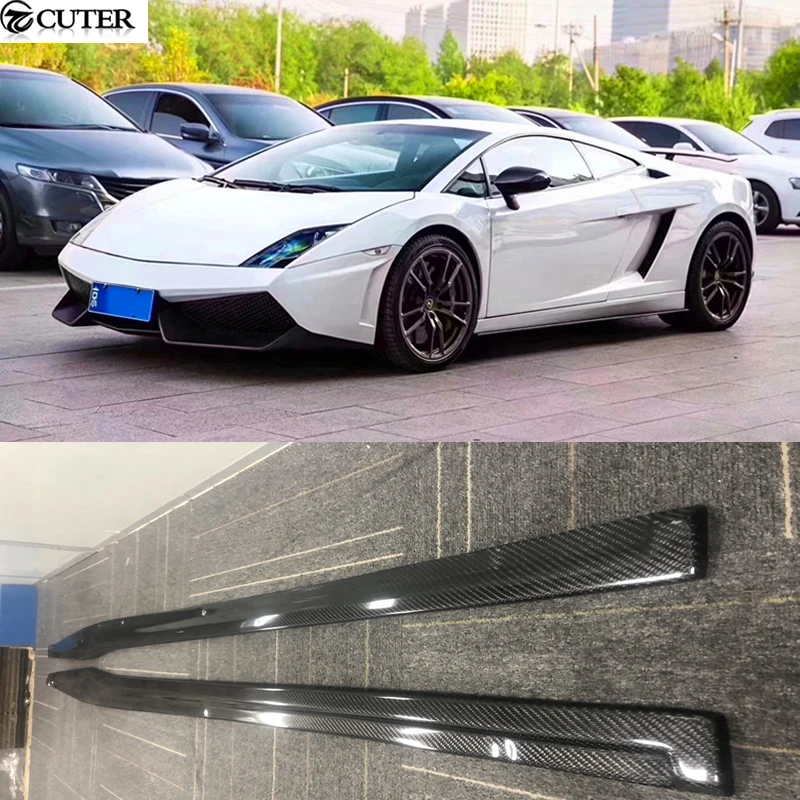 Боковые юбки LP550 LP560 LP570 из углеродного волокна для автомобильного кузова Lamborghini
