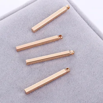 

10pcs Charms Pendants for Earring Jewelry Making High Quality Rectangular Link Rod Charms Supplies DIY Handmade Craft Wholesale