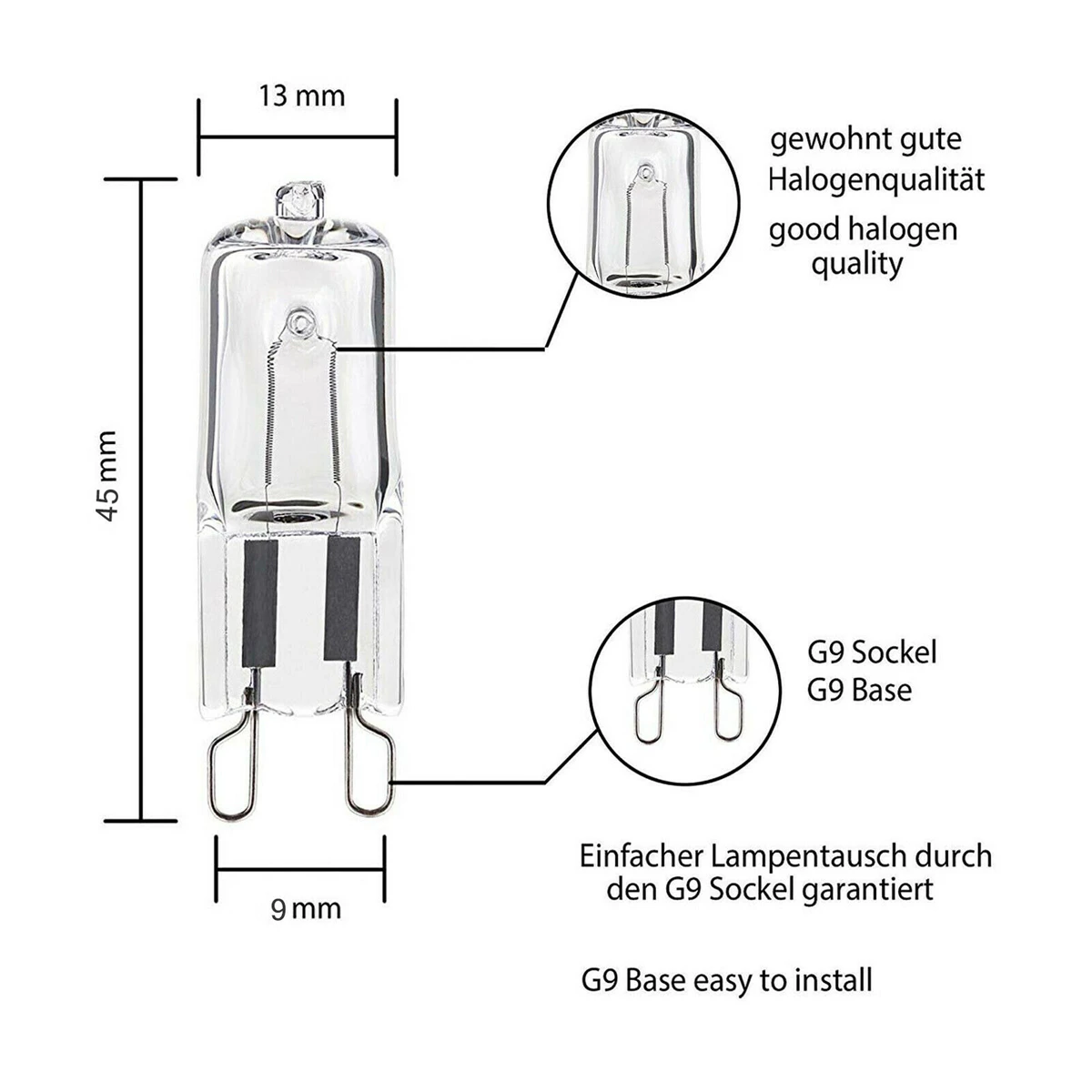 Рисунок 5 - галогенные лампы G9