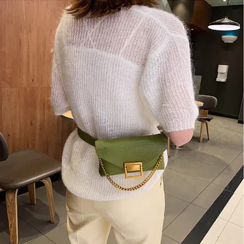 

Chic net red waist bag female 2020 spring lizard pattern chest bag multifunctional girl large capacity mobile phone bag trend