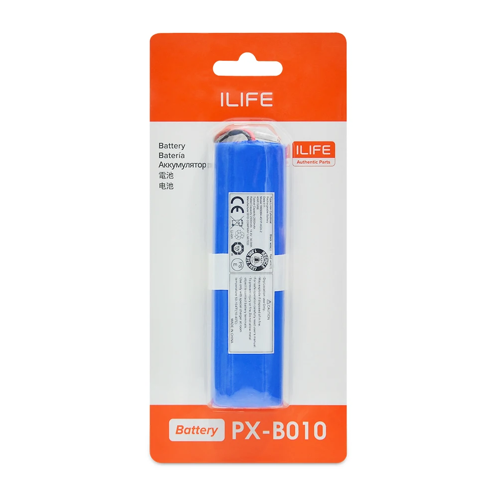 Batteria Ilife Li-Lion Per V3S Pro, V5S Pro, V8S, V8 Plus,V80,V80 Max,V80 Pro,V3S Max 2600Mah 14.4V Px-B010