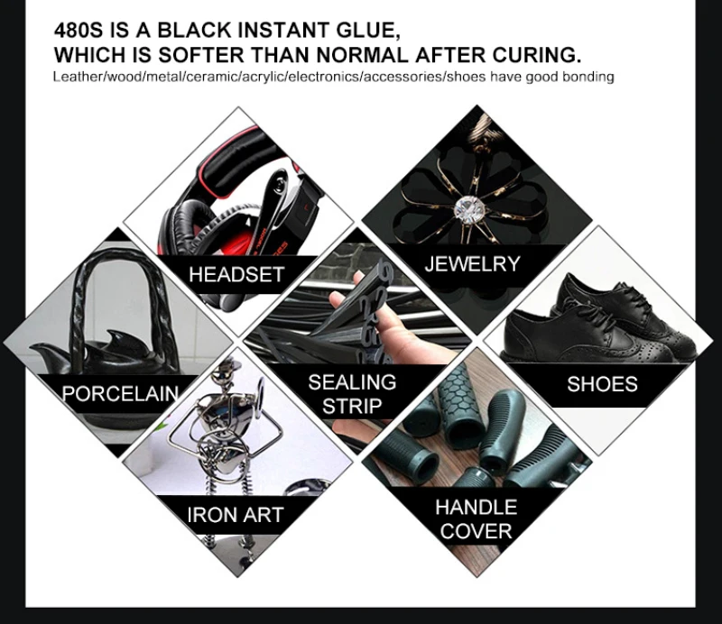 480S черный супер клей для автомобильных колес, аксессуары для автомобиля, резиновый ремонтный клей для автомобильных покрышек, оконных динамиков, уплотнение для мощного ремонта шин, клей для мотоцикла
