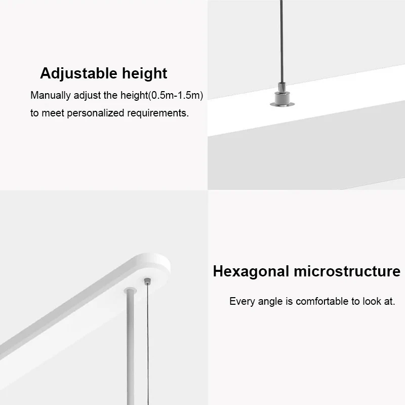  YEELIGHT Smart LED Pendant Light Dinner Lamp Colorful Atmosphere Light Adjustable Brightness Ra95 C - 4000155942350