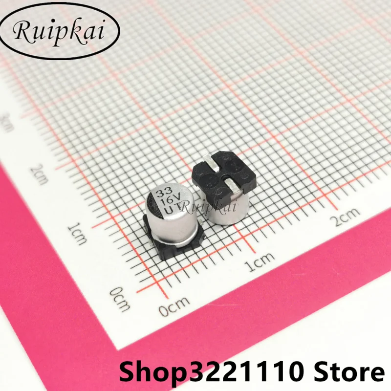 Condensatore Elettrolitico In Alluminio SMD 10 Pezzi 25 V 33 - Foto 9