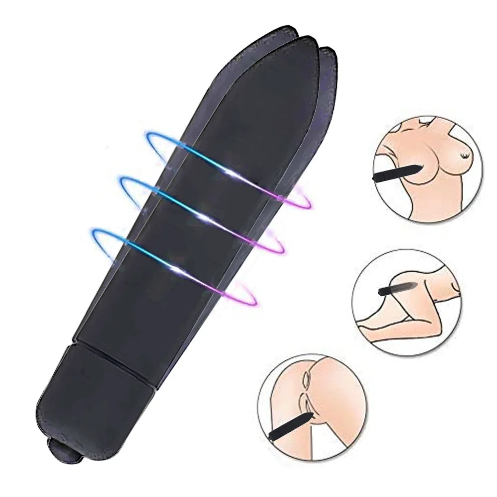 Female Sex Toys 2 Colors 10 Speed Mini Bullet Vibrator For Women Waterproof Clitoris Stimulator Dildo