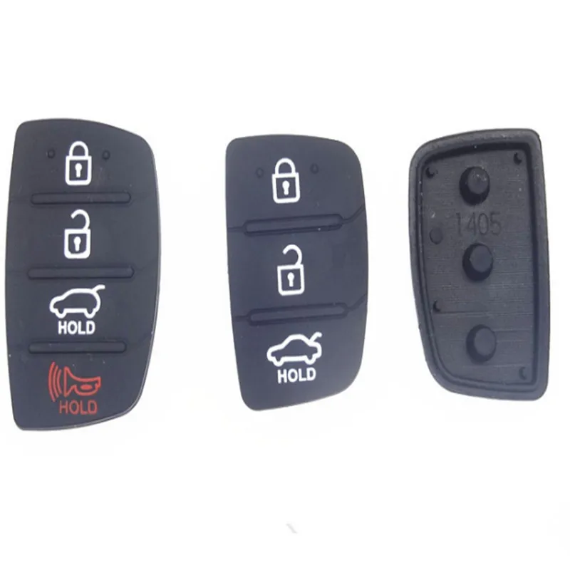 DAKATU Car Key Rubber Button Pad 3 4 Buttons Key Case Cover Remote Auto Replacement Parts Car Key Shell For Hyundai Ix35 Ix45 DAKATU Car Key Rubber Button Pad 3 4 Buttons Key Case Cover Remote Auto Replacement Parts Car Key Shell For Hyundai Ix35 Ix45