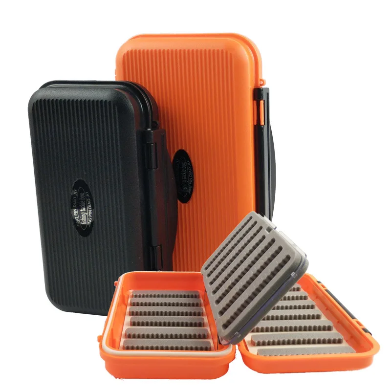 

Export Fishing Accessory Box Plastic Three Layer Waterproof mao gou he Road Yafei Fishing Flies Box Storage Box Angling Supplies