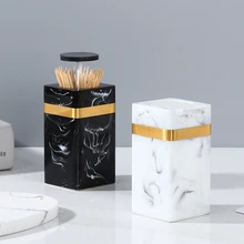 Toothpick Box Press Type Household Nordic Simple Luxury Toothpick Jar Creative Fashion Toothpick Jar Hotel Restaurant