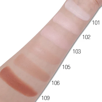 

6 Colors Nude Makeup Face Foundation Liquid Concealer Dark Circles Cream Moisturizing Facial Base Cream