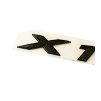 

Letter Number Emblem for BMW X1 Trunk Model Name Badge Car Styling Refitting Sticker Matte Black Glossy Black