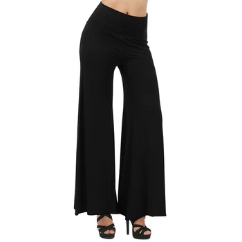 

Women Wide Leg Pants High Waist Elastic Pants Female Casual Loose Pants Pantalon Autumn Solid Color Ladies Trousers
