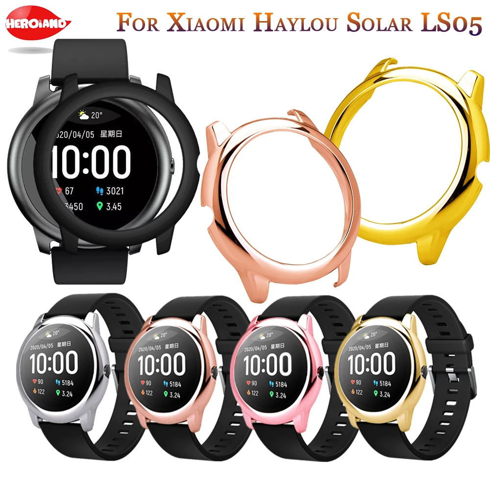 New Protective Case Cover For Xiaomi Haylou Solar LS05 Smart Watch Hard PC  Shell Protector Frame For Haylou LS05 Strap Bracelet|Smart Accessories| -  AliExpress