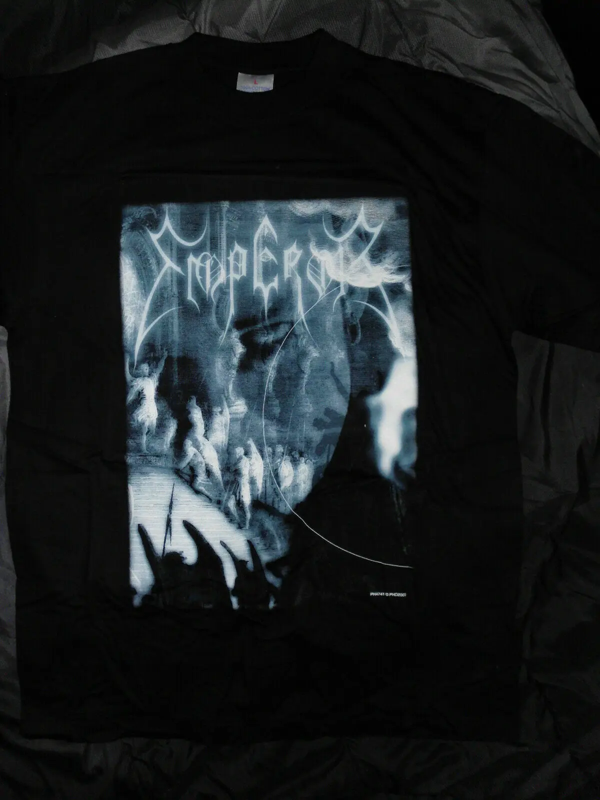 Футболка с принтом императора рассыпанного пепла Immortal Dimmu Borgir Cradle of Filth новинка