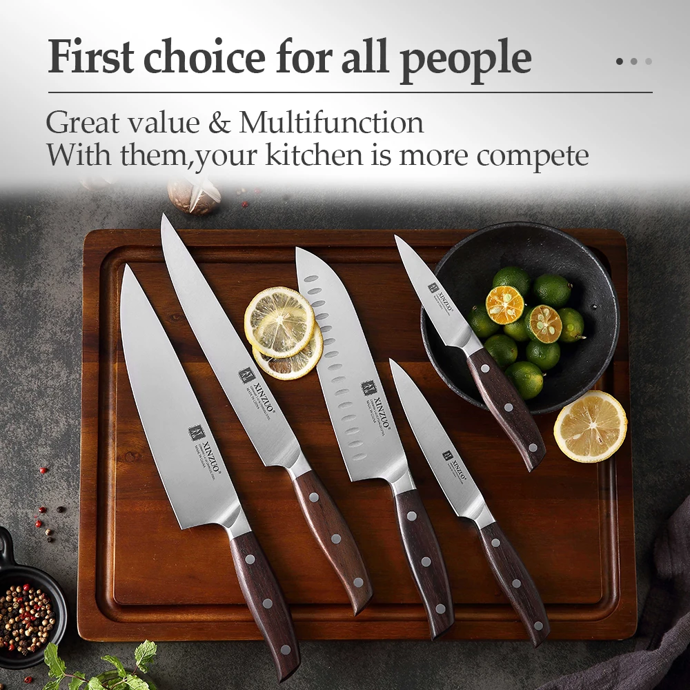 Набор кухонных ножей из нержавеющей стали 3 5 + 7 8 дюймов|knife sword|knife fullknife sharpener free