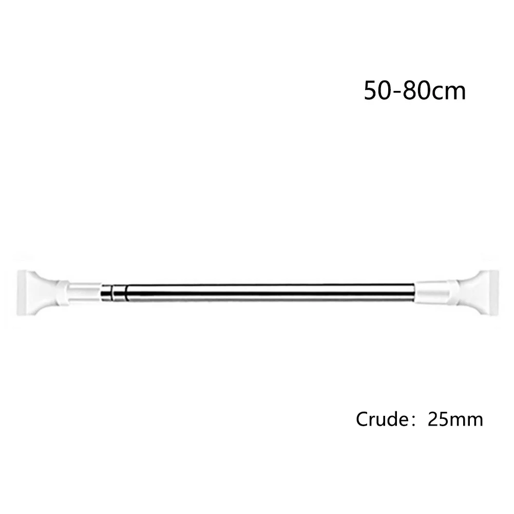 Выдвижные стойки для душевой шторки телескопическая Антикоррозийная нержавеющая сталь для одежды Улучшенная ванная многофункциональная